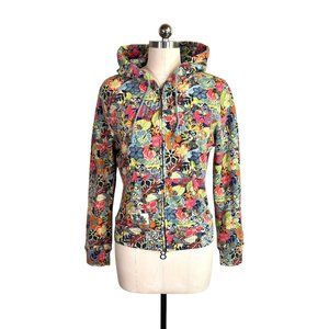 vintage y2k disney tropical minnie mouse hoodie sweatshirt hawaiian resort vtg